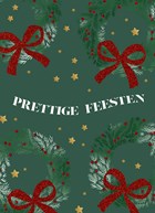 prettige feesten met deze rode kerstkransen